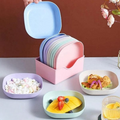 10pcs Creative Snack Plates/ Spit Bone Dish Set - DGN Mart