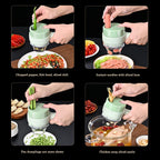 5 in 1 Handheld Hammer Electric Vegetable Cutter - DGN Mart