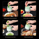 5 in 1 Handheld Hammer Electric Vegetable Cutter