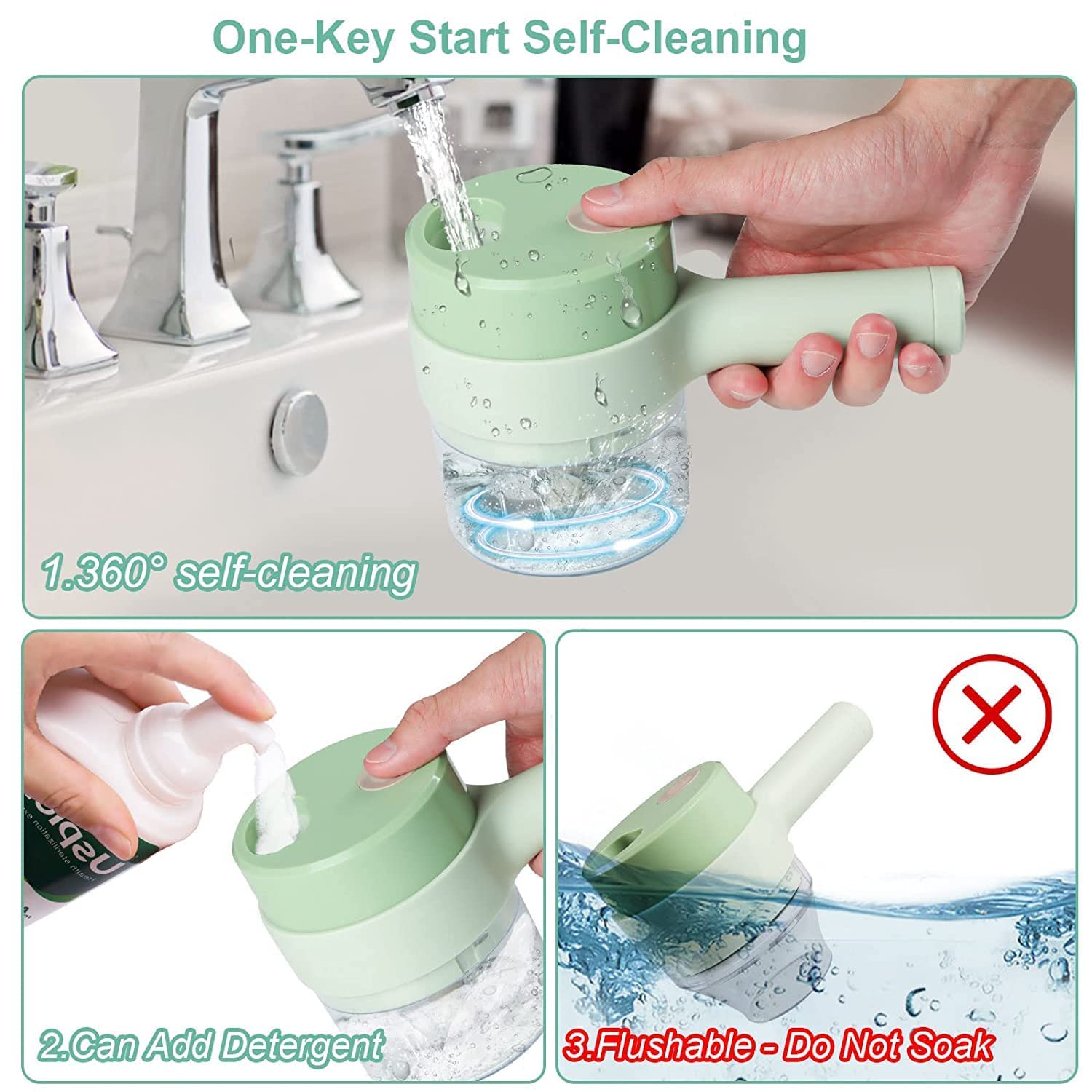 5 in 1 Handheld Hammer Electric Vegetable Cutter - DGN Mart