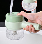 5 in 1 Handheld Hammer Electric Vegetable Cutter - DGN Mart
