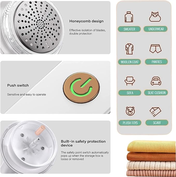 Electric Lint Remover (Random color) - DGN Mart