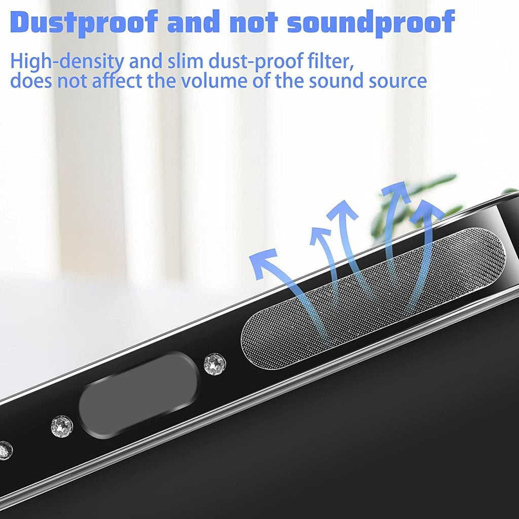 10 PCs (One Strip) Protect Mobile Phone Dustproof Net Stickers Speaker - DGN Mart