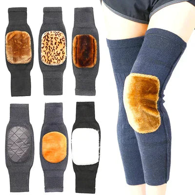 1 Pair Unisex Women Men’s Cashmere Wool Knee Brace Pads  (Random Color) - DGN Mart