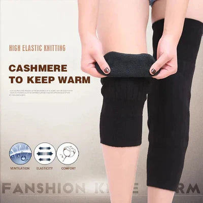 1 Pair Unisex Women Men’s Cashmere Wool Knee Brace Pads  (Random Color) - DGN Mart