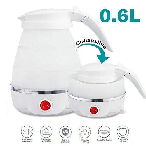 Fast Water Boiling 600 ml Portable Kettle Travel Kettle ( Random Color ) - DGN Mart
