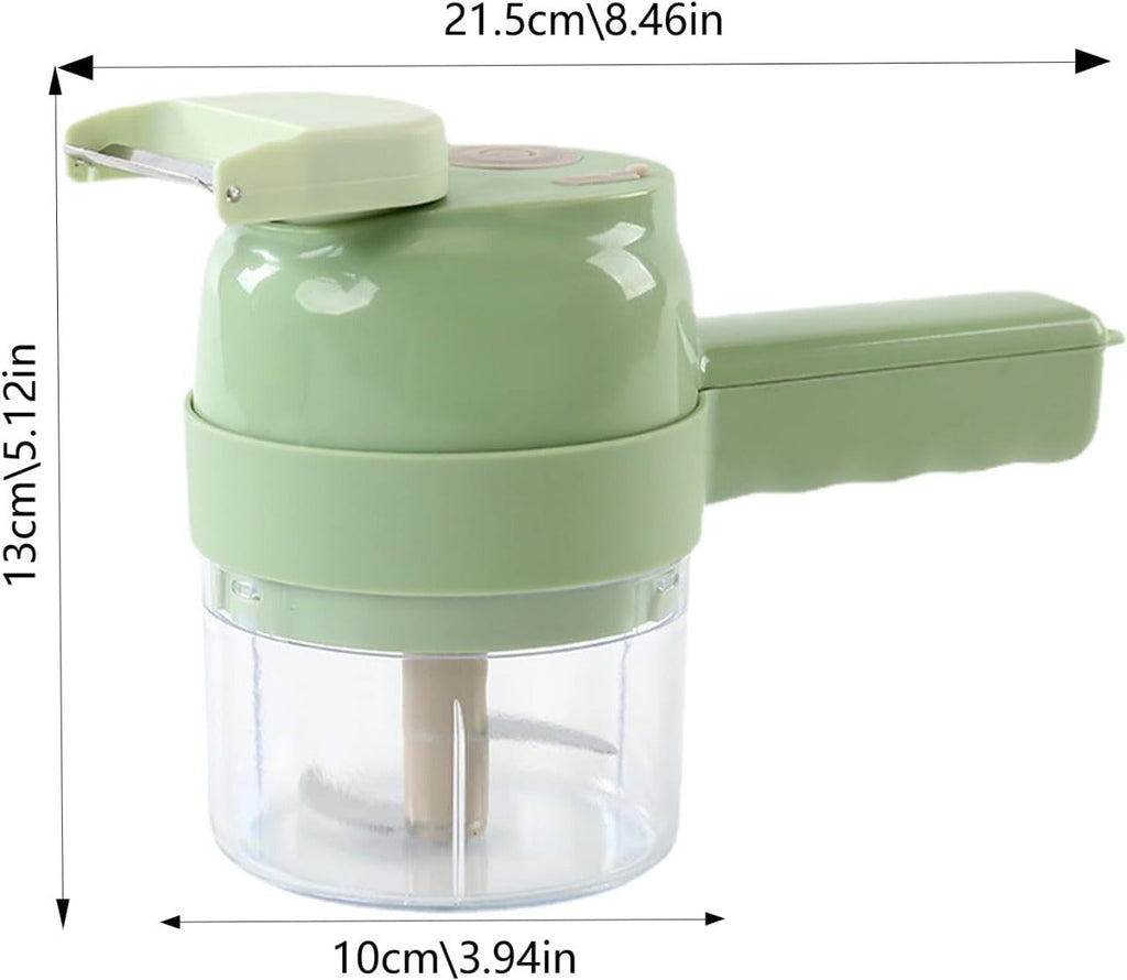 5 in 1 Handheld Hammer Electric Vegetable Cutter - DGN Mart