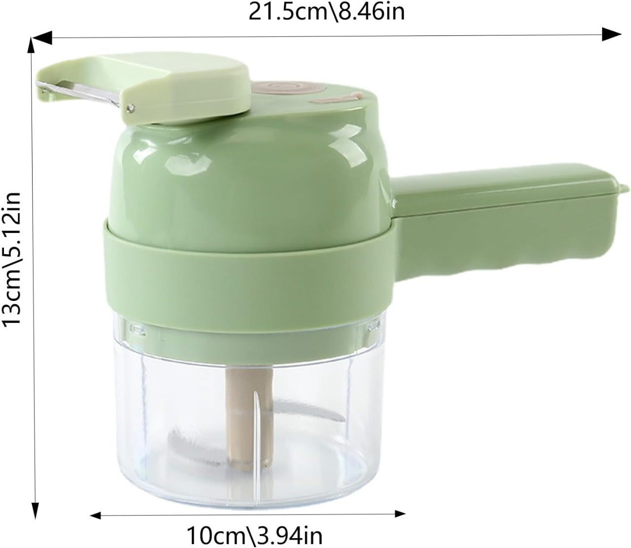 5 in 1 Handheld Hammer Electric Vegetable Cutter - DGN Mart
