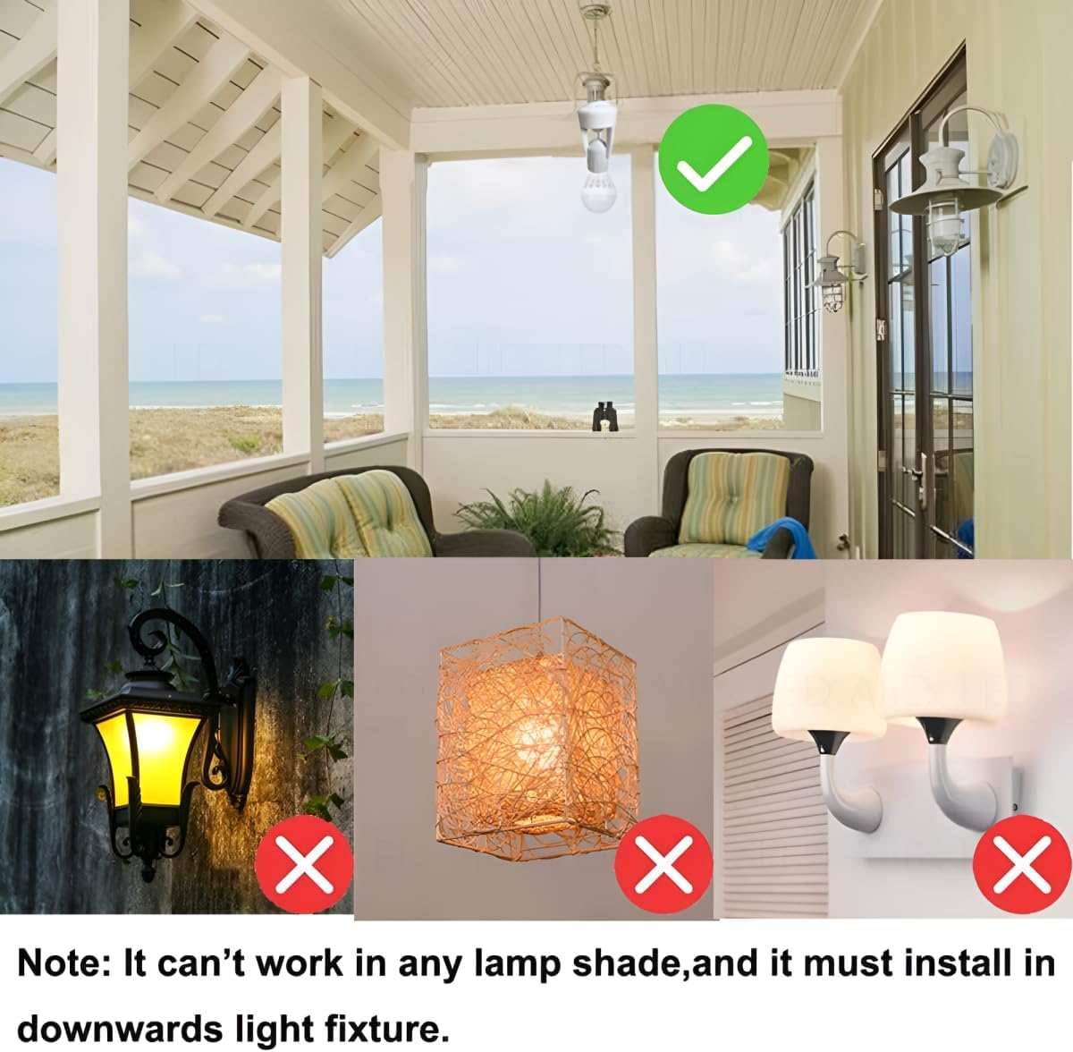 Infrared Motion Sensor Lamp Holder – 360° Smart Light Socket with Automatic On/Off Detection - DGN Mart