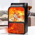 Flame Heater 1000W – Portable Electric Plug-in Room Heater with Flame Effect & Remote Control - DGN Mart