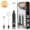 2 in 1 Rechargeable Milk Frother Wand (Black) - DGN Mart