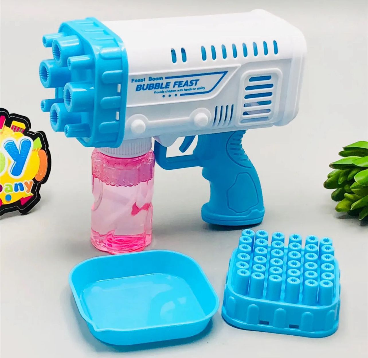 Bubble Bazooka Pro: Electric 2-in-1 Rocket Bubble Gun - DGN Mart