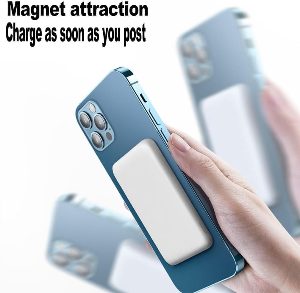 High Quality MagSafe Power Bank – 5000mAh Portable Charger with Super Strong Magnet - DGN Mart