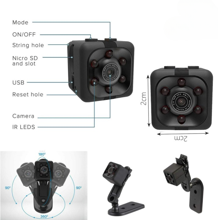 SQ6 Mini Spy Camera – HD - DGN Mart