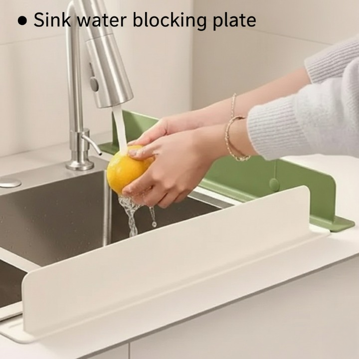 Silicone Sink Splash Guard Flexible Water Stopper for Kitchen(Random Color) - DGN Mart