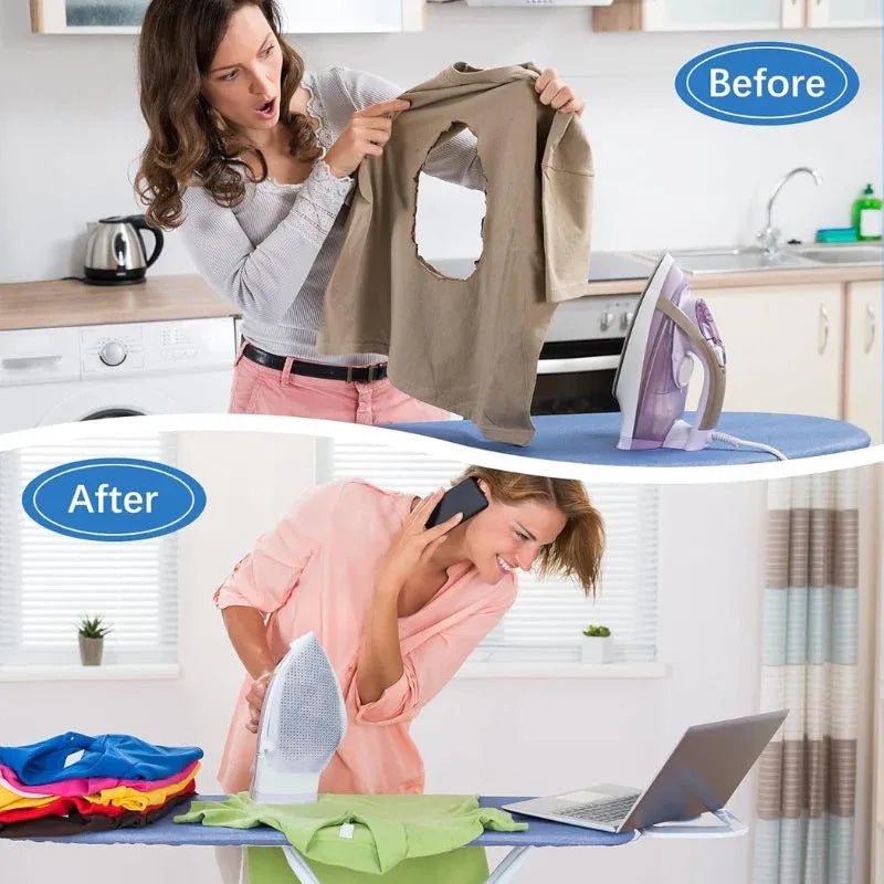 DGN Mart Teflon iron cover protector with non-stick surface for ironing shoes and garments, lightweight and heat-resistant.