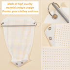 DGN Mart Teflon iron cover protector with non-stick surface, fits standard iron shoes for smooth ironing.