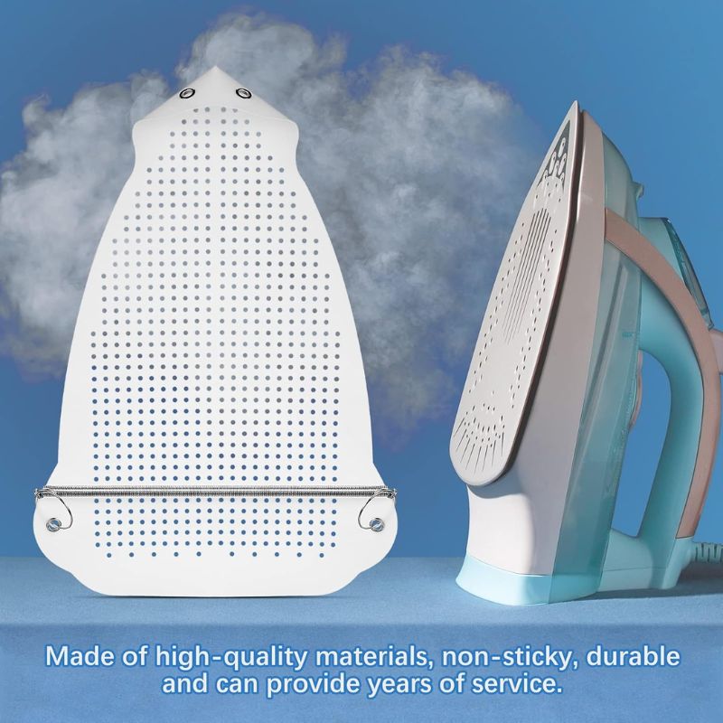 DGN Mart Teflon iron cover protector with non-stick surface, designed to fit over an iron shoe for smooth ironing.