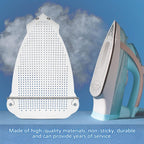DGN Mart Teflon iron cover protector with non-stick surface, designed to fit over an iron shoe for smooth ironing.