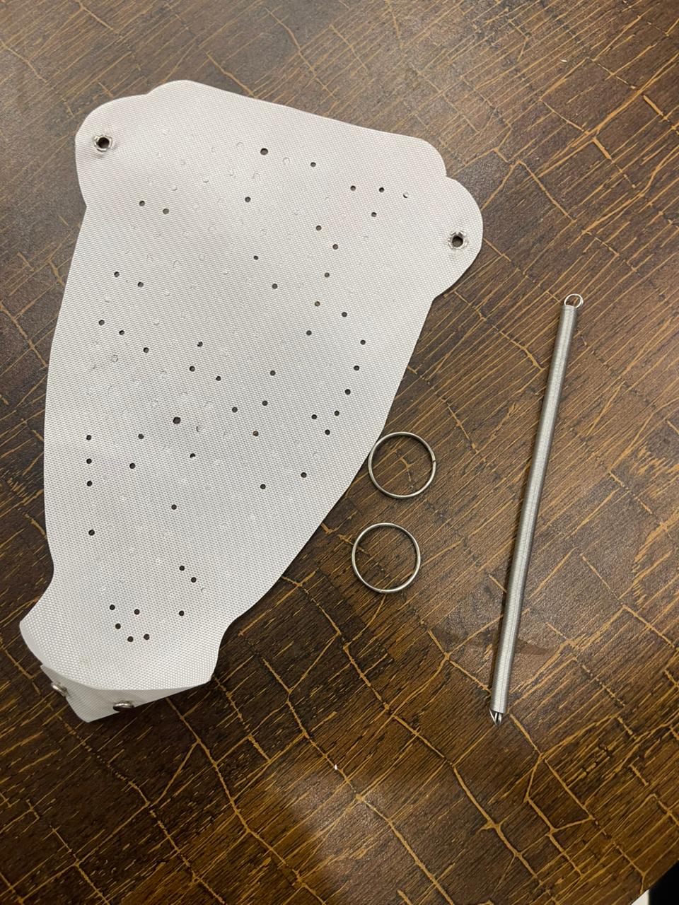 DGN Mart Teflon Iron Cover Protector with non-stick coating, fits standard iron shoes for smooth ironing and protection.
