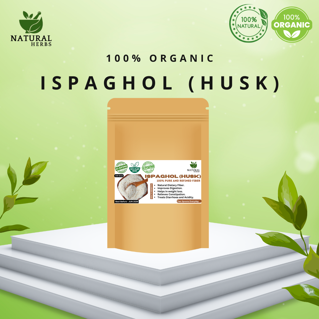 DGN Mart Premium Ispaghol Husk (100g) – Natural Fiber for Digestion & Weight Control - DGN Mart