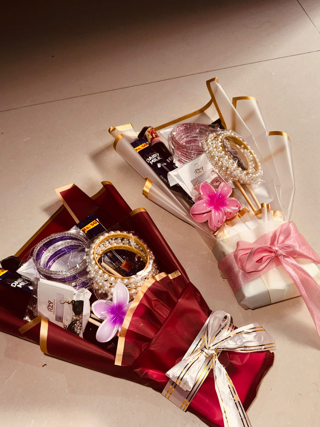 DGN Luxe Bouquet from DGN Mart featuring elegant mixed flowers in a stylish arrangement.