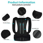 Adjustable DGN Mart posture corrector belt for men and women providing back support and pain relief.