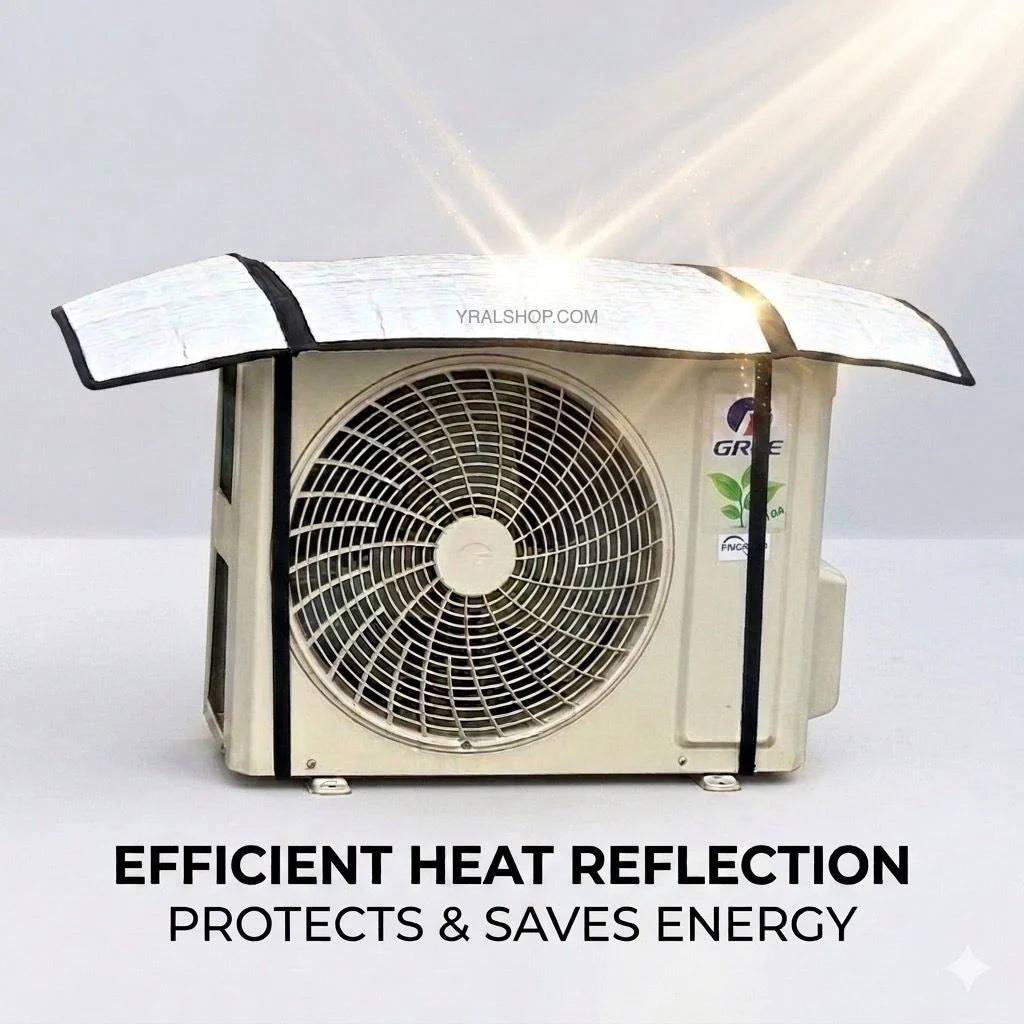 AC Outer Heat Protection Sheet – Aluminium Coated Sun Reflective Cover