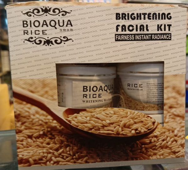 Bio Aqua Rice Facial Kit Brightening Facial Kit Fairness Instant Radiance - DGN Mart