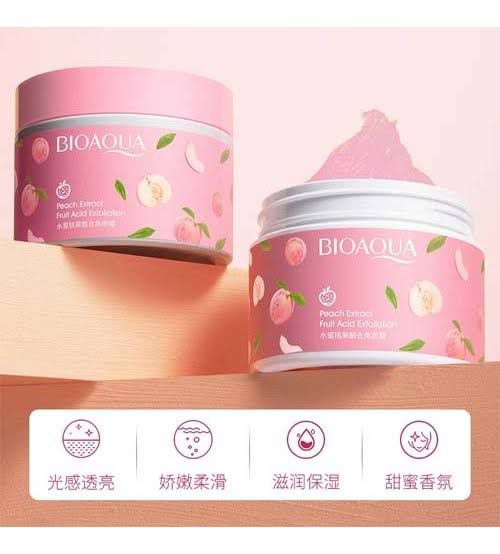 Bioaqua Peach Extract Fruit Acid Exfoliating Face Gel Cream 140g | Original. - DGN Mart