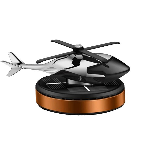Solar Helicopter With Car Fragrance. - DGN Mart