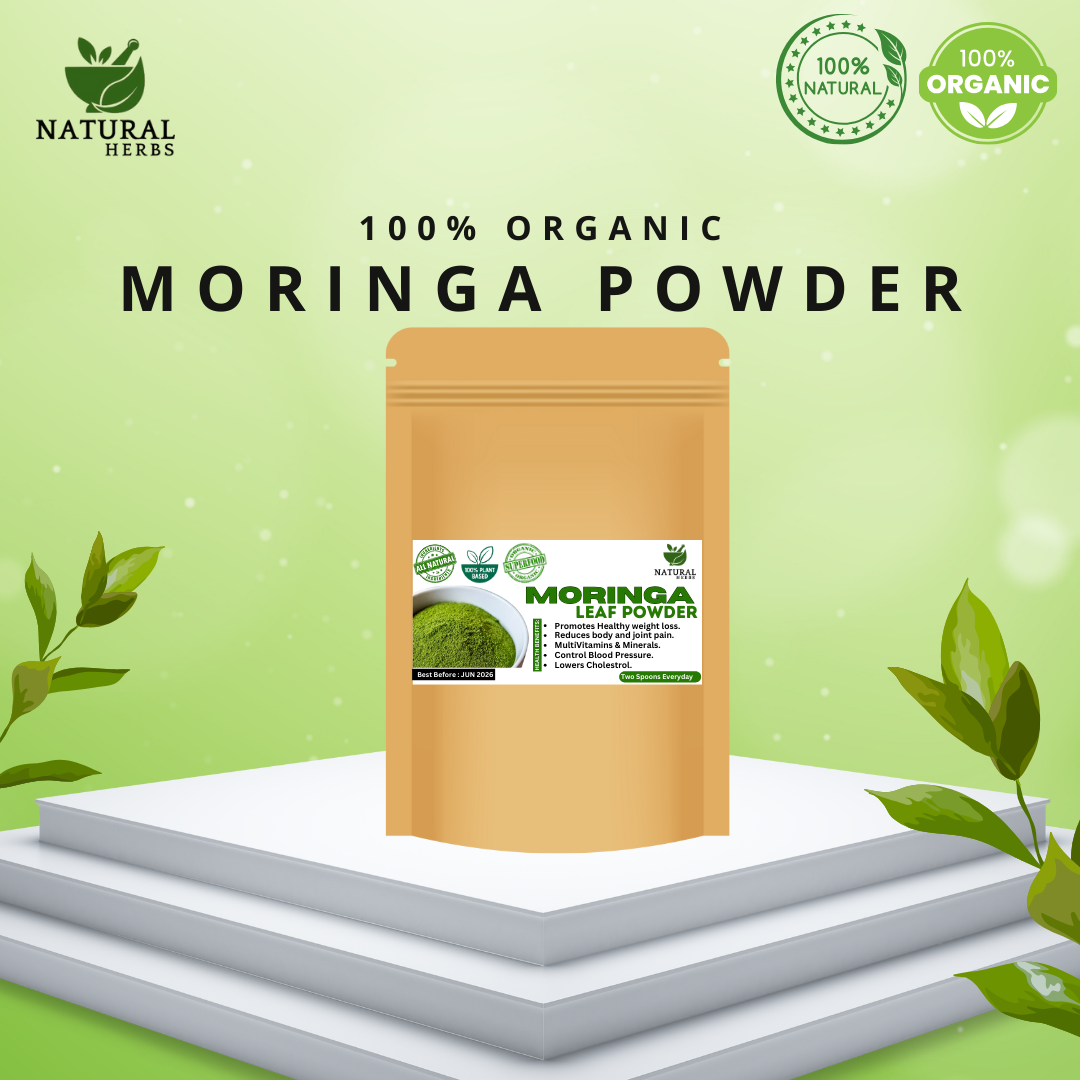 DGN Mart Premium Moringa Powder 100g – Luxury Herbal Superfood for Weight Loss - DGN Mart