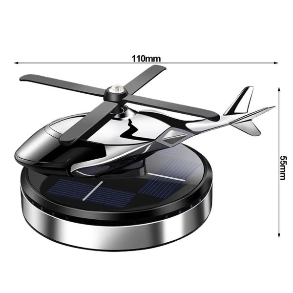 Solar Helicopter With Car Fragrance. - DGN Mart