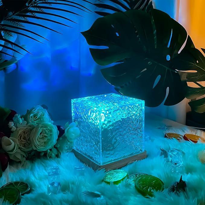 Dynamic Water Ripple Lamp Projector with RGB colors, Underwater Effect - DGN Mart